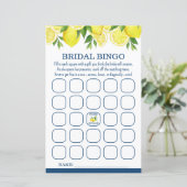 Bridal Bingo Lemon Bridal Shower Game (Staand voorkant)