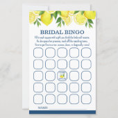 Bridal Bingo Lemon Bridal Shower Game (Voorkant)