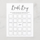 Bridal Bingo | Minimale Vrijgezellenfeest (Voorkant)