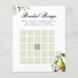 Bridal Bingo Perfect Pear Bridal Shower Game