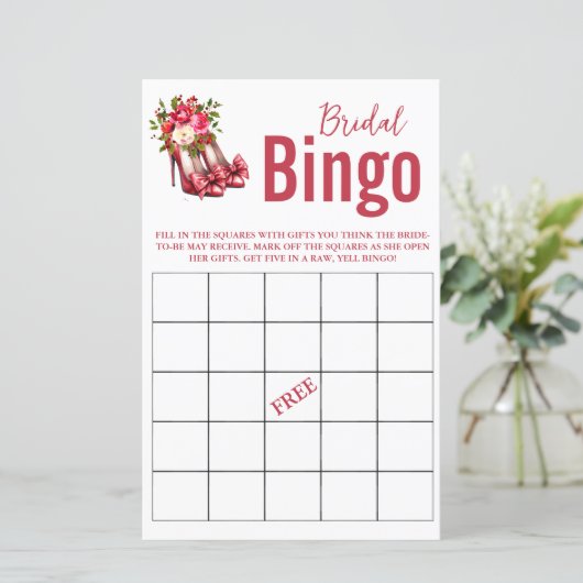 Bridal Bingo Vrijgezellenfeest (Staand voorkant)