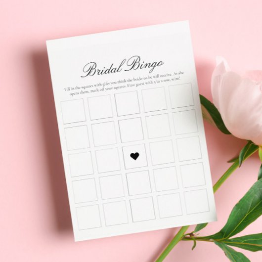 Bridal Bingo Vrijgezellenfeest Flyer