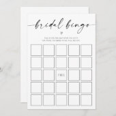 Bridal Bingo Vrijgezellenfeest Programmakaart (Voorkant / Achterkant)