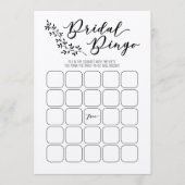 Bridal Bingo Vrijgezellenfeest Programmakaart (Voorkant)