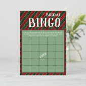 Bridal Bingo Winter Vrijgezellenfeest Game I Kaart (Staand voorkant)