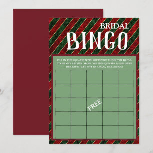 Bridal Bingo Winter Vrijgezellenfeest Game I Kaart