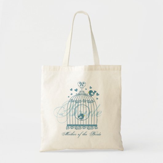 Bridal Bird Cage Wedding Party Gift Canvas tas (Voorkant)