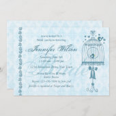 Bridal Birdcage Wedding Shower Kaart (Voorkant / Achterkant)