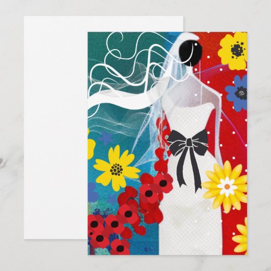 Bridal Bliss Feestdagenkaart (Voorkant / Achterkant)