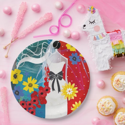 Bridal Bliss Papieren Bordje (Feest)