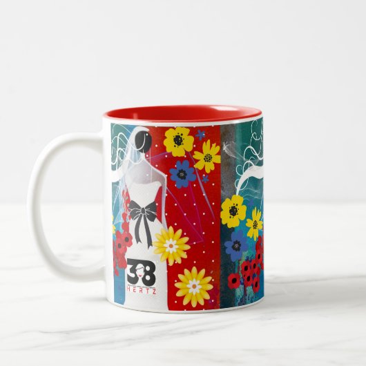 Bridal Bliss Tweekleurige Koffiemok (Links)