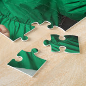 Bridal Bloemenmeisje Voorstel Foto Puzzle Legpuzzel (Zijkant)