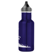 Bridal Blue en White topic Wedding Gown Waterfles (Rechts)