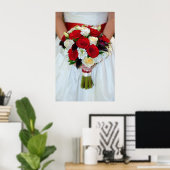 Bridal bouquet poster (Thuiskantoor)