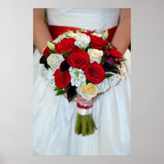 Bridal bouquet poster (Voorkant)