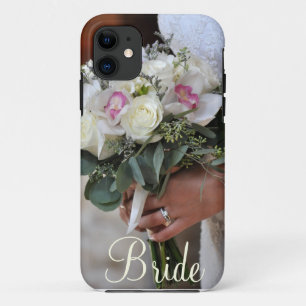 Bridal bouquet print iphone case