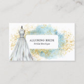 Bridal Boutique Blue Gold QR-code | benoeming Visitekaartje (Voorkant)