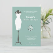 Bridal Boutique - Kies uw achtergrondkleur Kaart (Staand voorkant)