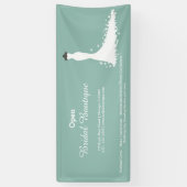 Bridal Boutique - Kies uw achtergrondkleur Spandoek (Verticaal)