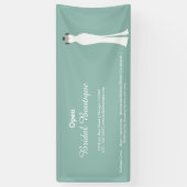 Bridal Boutique - Kies uw achtergrondkleur Spandoek (Verticaal)