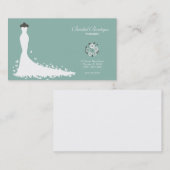 Bridal Boutique - Kies uw achtergrondkleur Visitekaartje (Voorkant / Achterkant)