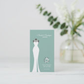 Bridal Boutique - Kies uw achtergrondkleur Visitekaartje (Staand voorkant)