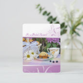 Bridal Breakfast Brunch Kaart (Staand voorkant)