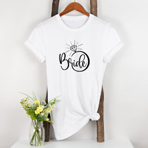 Bridal Bridal Bride Diamond Engaged T-shirt