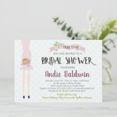 Bridal Bridal - tentoonstelling Bride Silhouette Kaart (Staand voorkant)