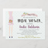 Bridal Bridal - tentoonstelling Bride Silhouette Kaart (Voorkant / Achterkant)