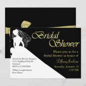 Bridal Bridal - tentoonstelling Bride Silhouette Kaart (Voorkant / Achterkant)