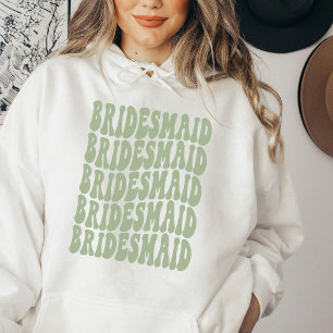 Bridal Bridal van Bridal Bridal van Bridesmaid Gif Hoodie