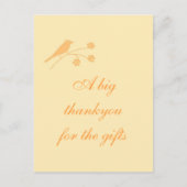 Bridal/bruiloft Bedankt, aanpasbaar. Briefkaart (Voorkant)