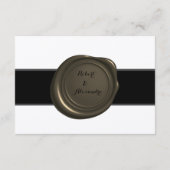 Bridal bruiloft Shower Pen & Inkwell Enclo weergev Informatiekaartje (Achterkant)