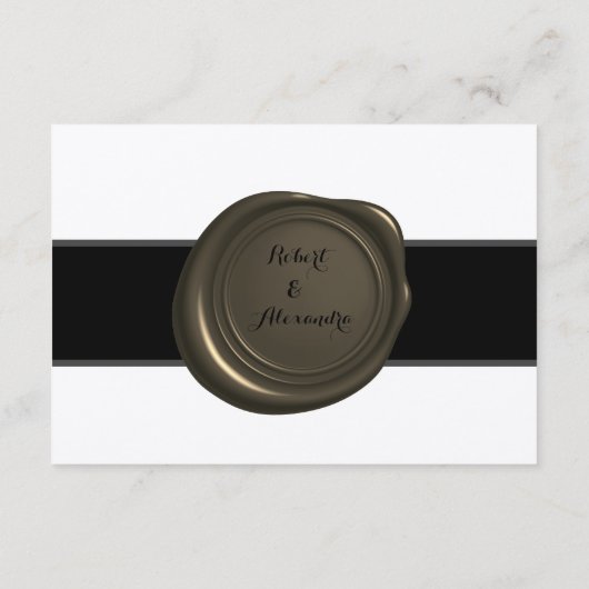 Bridal bruiloft Shower Pen & Inkwell Enclo weergev Informatiekaartje (Achterkant)