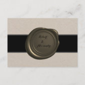 Bridal-bruiloft - Shower Pen & Inkwell weergeven Informatiekaartje (Achterkant)