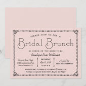  Bridal Brunch Bridal Shower Invitations Kaart (Voorkant / Achterkant)