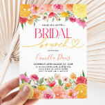 Bridal Brunch Bright Citrus Lemon Vrijgezellenfees Kaart<br><div class="desc">bruidsbrunch | Een heldere citroen citrus mediterrane bruids douche uitnodiging. Een leuk helder kleurrijk ontwerp voor uw citrus thema Vrijgezellenfeest.</div>