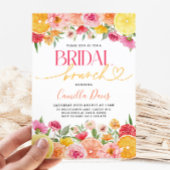 Bridal Brunch Bright Citrus Lemon Vrijgezellenfees Kaart