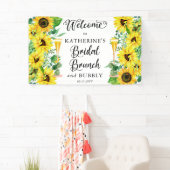 Bridal Brunch & Bubble Shower Boho Sunflower Bann Spandoek (Insitu)
