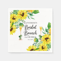 Bridal Brunch & Bubble Shower Boho Sunflower