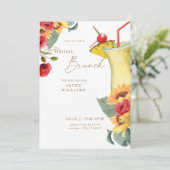 Bridal Brunch Colorful Kaart (Staand voorkant)