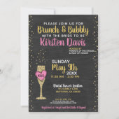 Bridal Brunch en Bubble Vrijgezellenfeest Kaart (Voorkant)