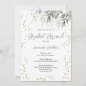 Bridal Brunch Gold Stars Kaart (Voorkant)