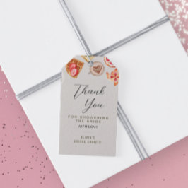 Bridal Brunch Illustraties Grijs Dank u Cadeaulabel