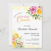 Bridal Brunch Invitation • Watercolor Floral Party Kaart (Voorkant)