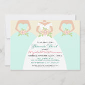 Bridal Brunch Invite (munt) Kaart (Voorkant)