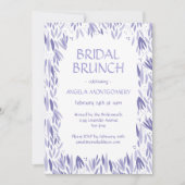 Bridal Brunch Lavender leest Pattern Kaart (Voorkant)