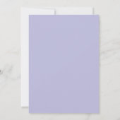 Bridal Brunch Lavender leest Pattern Kaart (Achterkant)