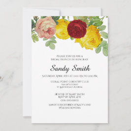 Bridal Brunch met  Rozen Floral Kaart